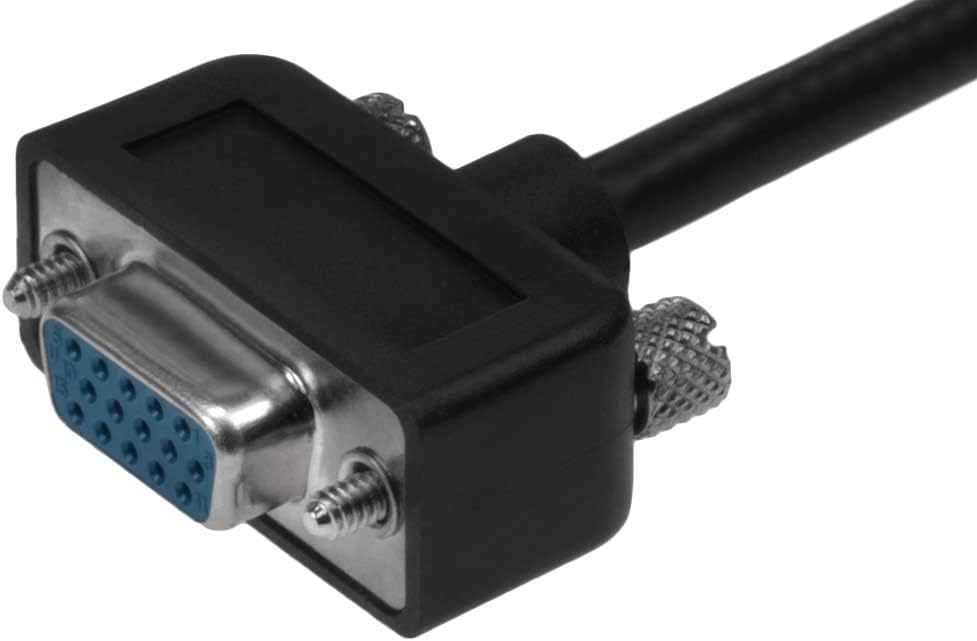 SF Cable, 25ft Ultra Slim SVGA Cable with Ferrites HD15 M/F Triple Shielded