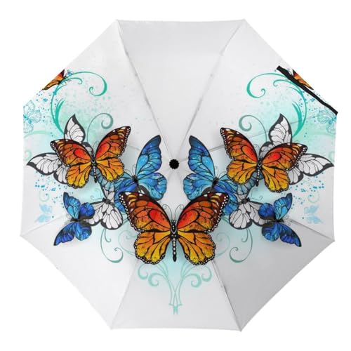 Parapluie automatique compact et pliant pour les voyages des hommes et femmes