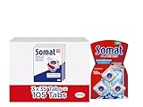 SOMAT Tabs 3x35(105) AW Gold, Geschirrspül Tabs für sauberes Geschirr auch bei niedrigen...