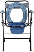 Algopix Similar Product 16 - Aidapt Grey/Black Folding Commode