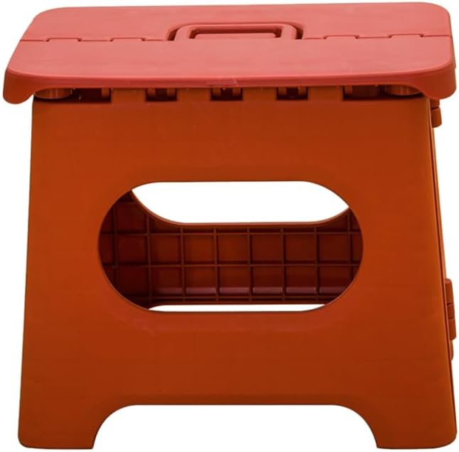 Small Foldable Stool Portable Lightweight Folding Taboret for Home Office Bathroom with Safe Rounded Edges Space-Saving Design 10.23X8.66X7.87In