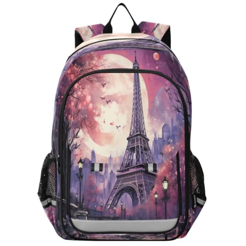 Sac à dos scolaire résistant Londres art sommaire fini le mal de dos ado
