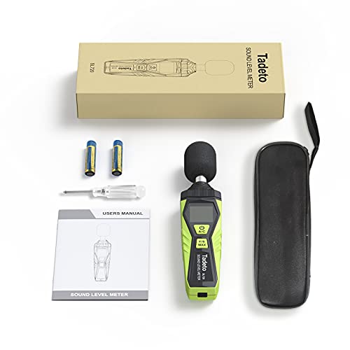 Tadeto T011 Decibel Meter, Tadeto Digital Sound Level Meter Portable Spl Meter 30Db To 130Db Max Data Hold thumb #7