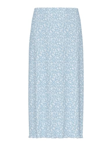 Jupe midi PIECES Pcflora Hw pour femme - Élégance florale au quotidien