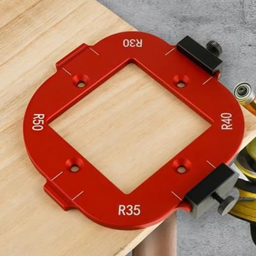 Gabarit d'angle de toupie en aluminium pour des découpes de précision en menuiserie - 4