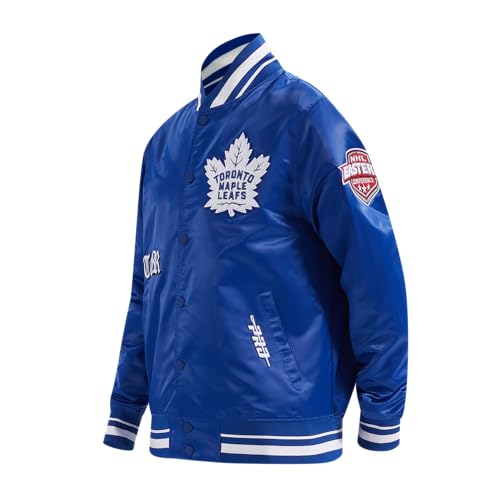 Image of Pro Standard Mens NHL Old English Satin Jacket