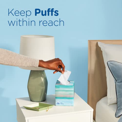 Image of Puffs Plus Lotion Facial Tissue, 1 Cube Box, 48 Tissues Per Box (Pack of 2)
