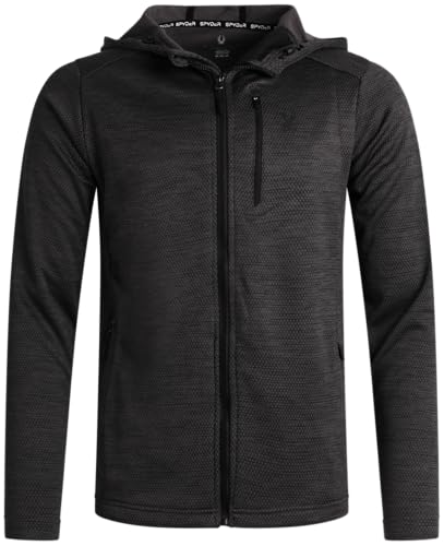 Spyder Mens Zip Up Hoodie - Hoodies for Men, Performance Fleece Sweatshirt Zip Up Hoodie for Hiking Gym UPF 30 Sun Protection4
