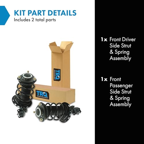 Image of TRQ Front Driver and Passenger Side Strut and Spring Assembly Set