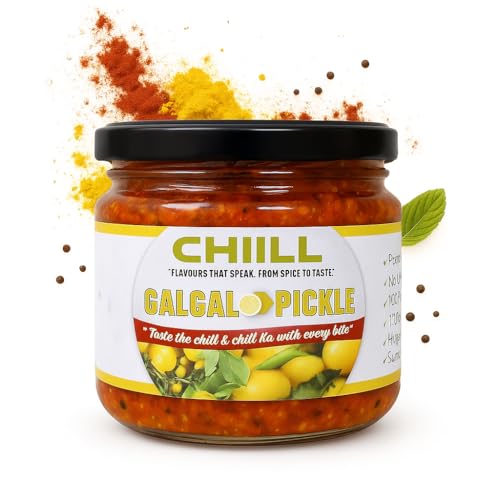 CHIILL Galgal Pickle 300gm | Home Made | Tangy & Citrusy | Galgal Ka Achaar | Less oil Less vinegar Sun Dried | Zesty Hill Lime Delight | Nostalgic Treat | Traditional Recipe | Himachali Taste