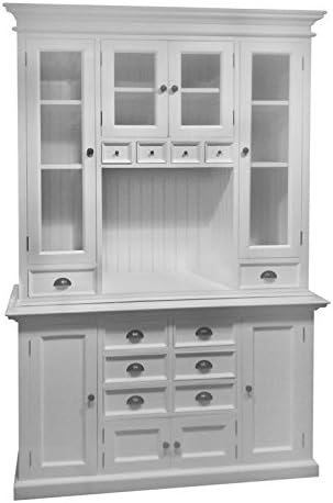 Very Attractive in White Color Cabinet Made of Mahogany Wood with Hand Made Finish 16 Internal Shelving Compartments and 1 External Durable and Solid with A Lot of Storage Space