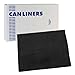Boardwalk Linear Low Density Industrial Can Liners, 60 gal, 0.7 mil, 38 x 58, Black, 100/Carton