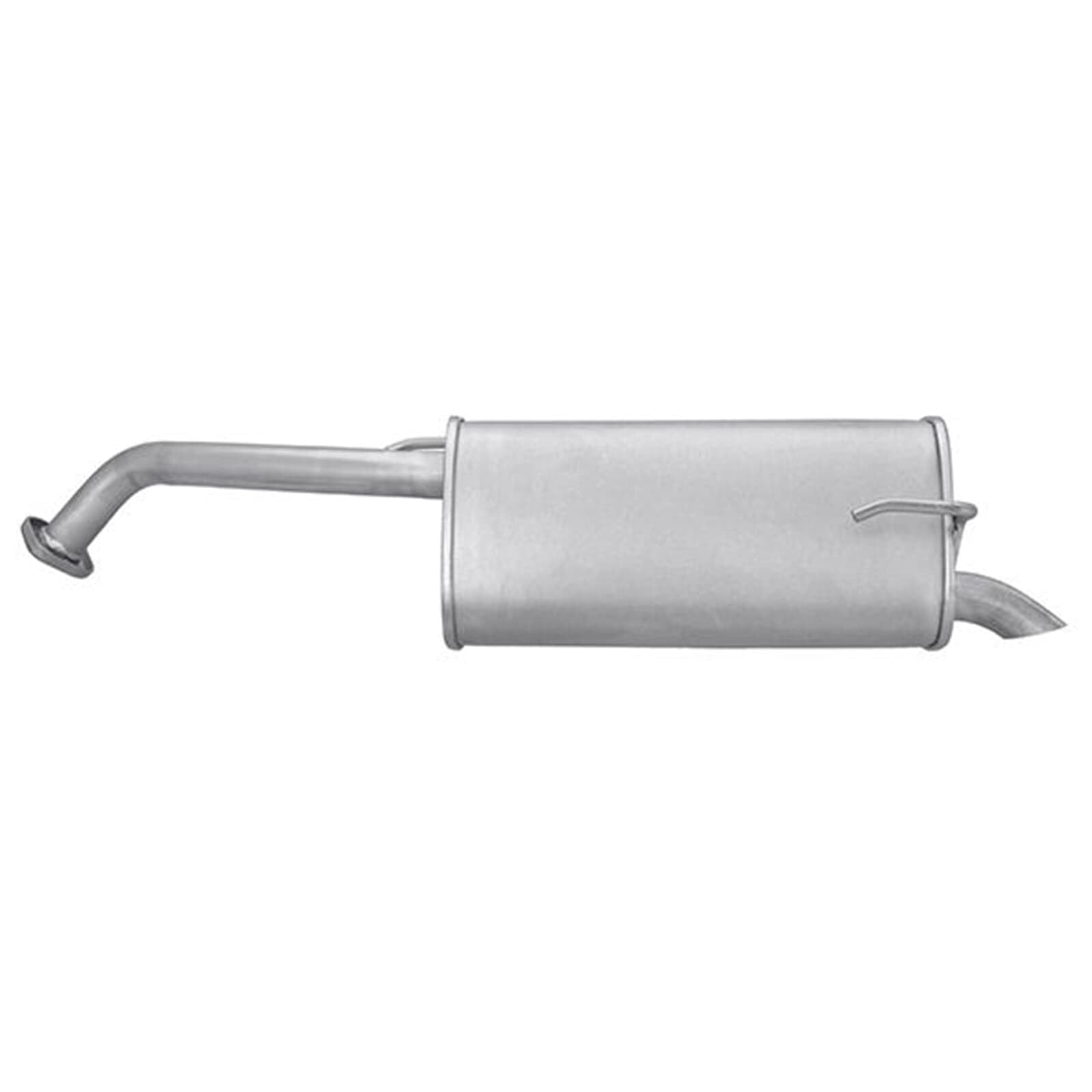 HELLA 8LD 366 033-531 Tłumik końcowy - Easy2Fit® Kit - z tyłu - jednoczęściowy - Komplet z elementami do montażu