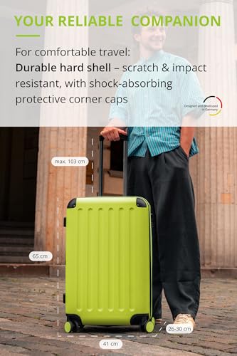 Image of HAUPTSTADTKOFFER - Spree - Luggage Suitcase Hardside 24 inch TSA, Farn, 65cm, Suitcase