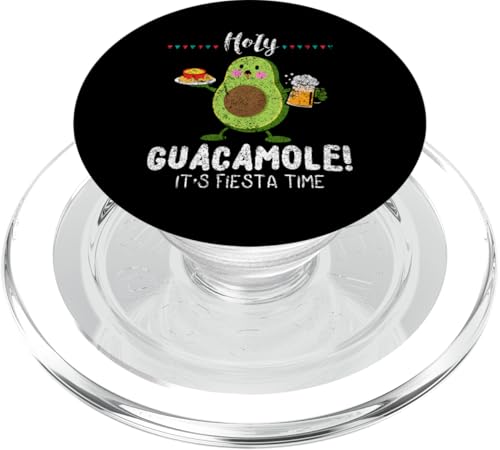 Guacamole sagrado es hora de fiesta Cinco de Mayo Beber PopSockets PopGrip para MagSafe