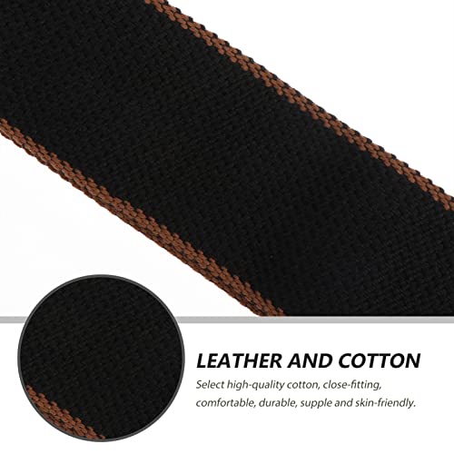 Vaguelly 2 Pièces Épaule Filles Pour Baryton Cadeau Coton Remplacement Hommes En Cuir Garçons Sangle Enfants Musical… - Les Beatles, Paul McCartney, John Lennon, RIngo Starr, George Harrison Vaguelly 2 Pièces Épaule Filles Pour Baryton Cadeau Coton Remplacement Hommes En Cuir Garçons Sangle Enfants Musical… – Image 3