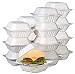Green Earth 6-inch, 500-Count, Compostable Clamshell, Natural Bagasse (Sugarcane Fiber), Take-Out/to-Go Food Boxes - Biodegradable Containers, Hinged Lid - Microwave-Safe - Gluten-Free - Eco-Friendly