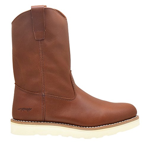 Golden Fox 12" Work Boot Pull On Wellington Wedge Lightweight Outsole for Construction Farming and Ranching (10.5 D(M) US, Copper)