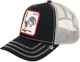 Goorin Bros. The Farm Men's Trucker Hat - Baseball Snapback Cap, Black Rooster