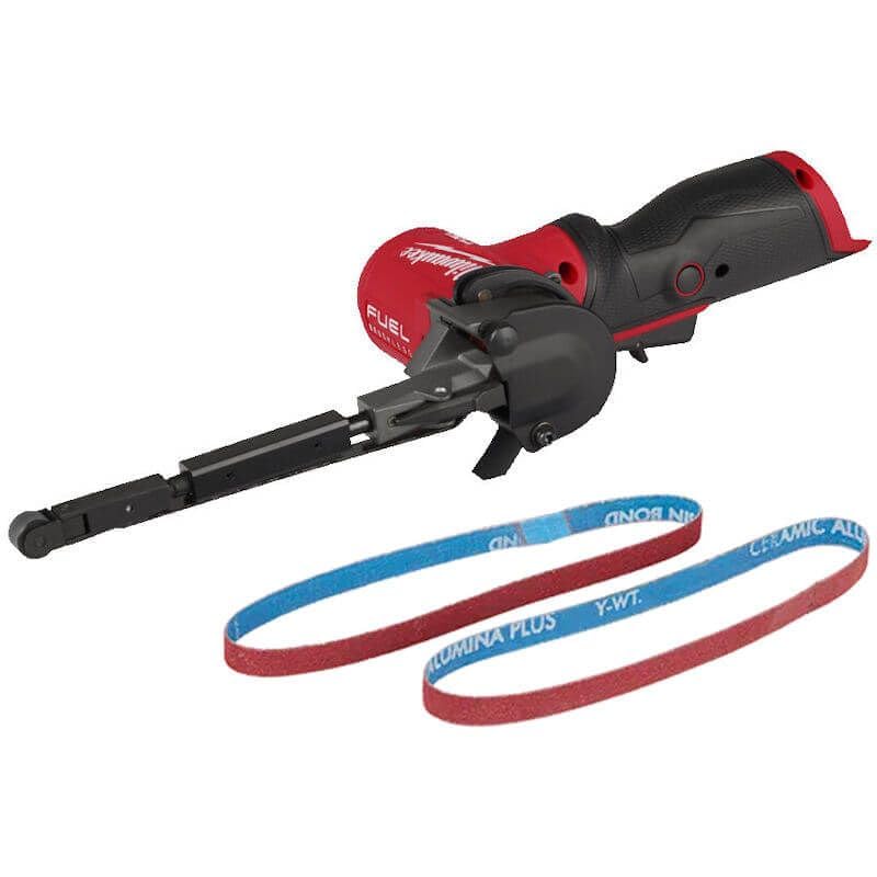 Milwaukee M12FBFL13-0 12 V 13 mm pilnik taśmowy gołe urządzenie