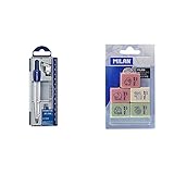 1 de Milan BMM9222 - Pack de 5 gomas de borrar de caucho sintètico flexible, modelo de figurinas surtido