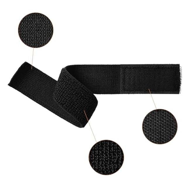 6Pcs Elastic Band with Velcro for Cycling Climbing Hiking,11.81 Inch Adjustable Straps Band for Fastening Cable Straps,Organize and Storage