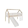 Twin house bed whitenatural craft a dreamy sanctuary for your kids ensuring peaceful nights and magical mornings  urban country home decor