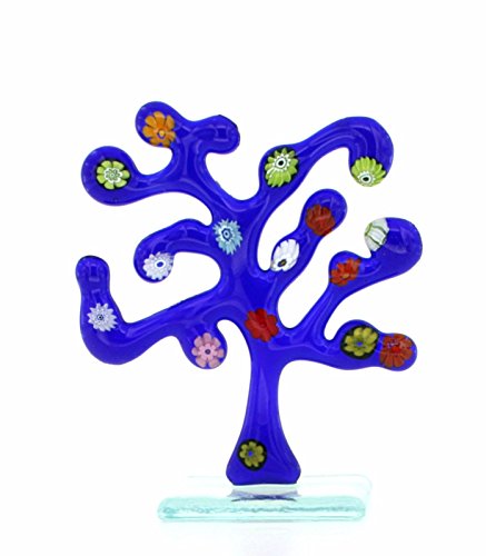 Bonbonnière Klimt en verre de Murano authentique | Boîte luxe 22 cm faite en Italie