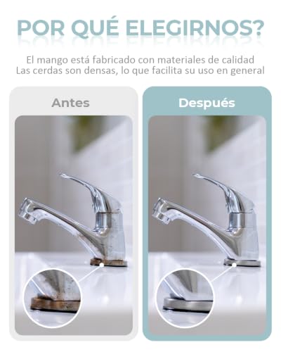 Miniatura 4 de Sxhyf Cepillo De Limpieza: Cepillo De Limpieza De Grietas De Cerdas Duras, Cepillo De Matorrales De Limpieza De Espacio Multifuncional, Herramientas De Limpieza Para Uso Doméstico, Cocina Negro