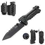 VIPERADE VAK6 Survival Knife with Rechargeable LED Flashlight & Arc Lighter