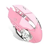 Wired Computer Gaming Mice, 6 Buttons for Desktop Laptop Mac PC Gaming Mouse, 4 Levels DPI...