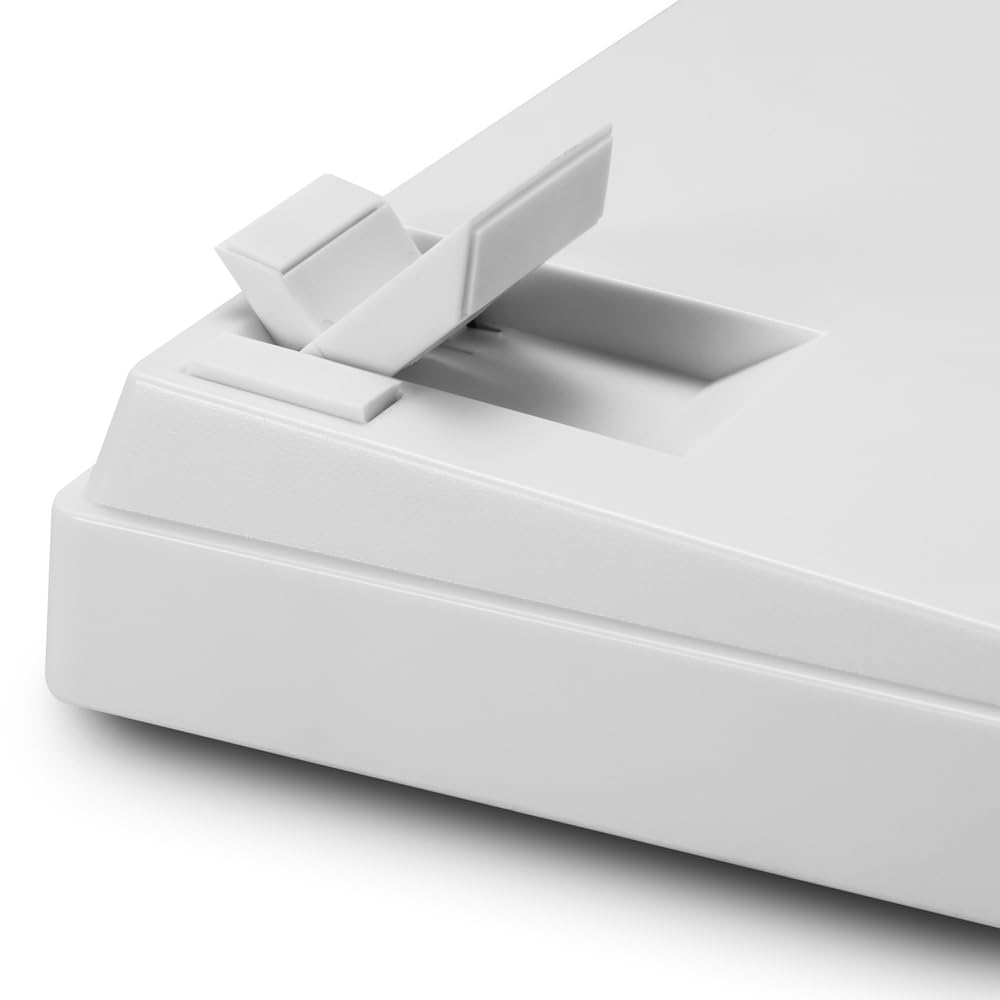 Sharkoon SKILLER SGK50 S4 Barebone ISO, Color Blanco, diseño del 60%, tecnología de Interruptor Intercambiable en Caliente