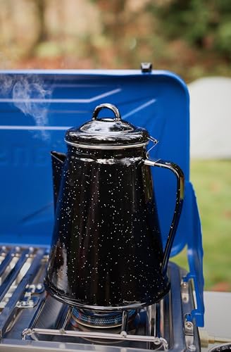 Cafetière à percolateur en émail haute résistance de 8 tasses StanSport