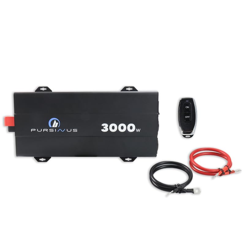 Konwerter Pure Sinus 300W/6000W BEEPER PS-HP1500-12V DC na 220 V AC, opcjonalnie: ekran, kable i pilot zdalnego sterowania, idealny samochód kempingowy i Van (konwerter 3000 W, 2 kable + piloty)
