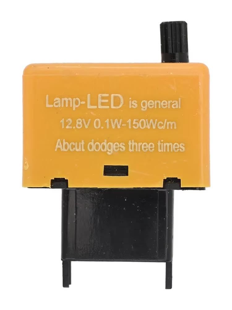 Relé Intermitente LED 8 Pines Iluminación Coche Naranja Piezas Coche