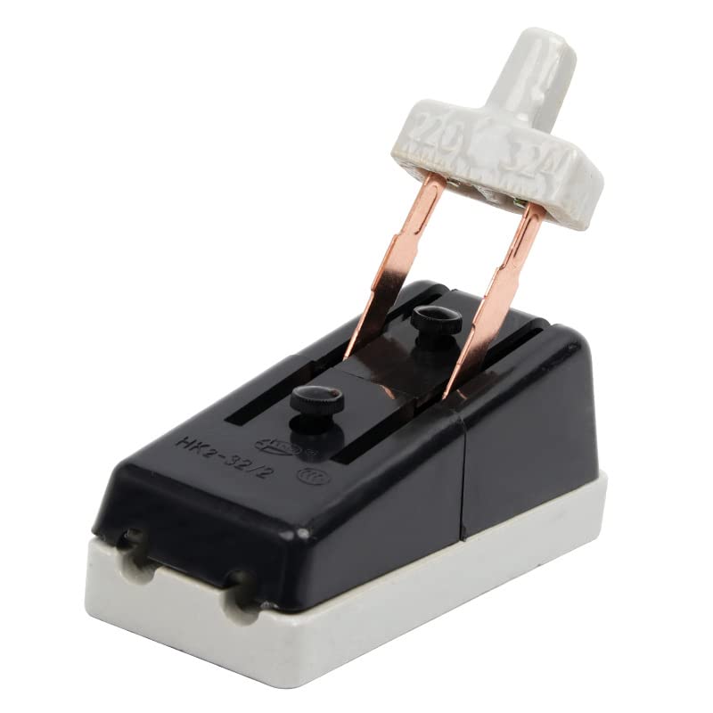 Open Type Load Switch 63a 32a 16a 10a/2p Single Throw Ceramics Knife - (Color: 32A)
