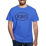 CafePress KBO Oval Dark T Shirt Men's Traditional Fit White Casual Tshirt