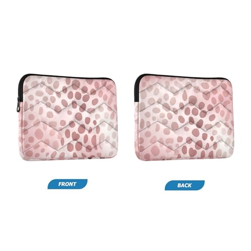 Funda para portátil de 13-14 pulgadas con diseño de leopardo miniatura 2