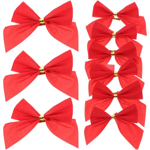 FOMIYES 120����ԐF�̃N���X�}�X�c���[�̃��{������ ���p�I���L���g�p�\�ȃt���b�N�h�N���X���N���X�}�X�݂̒艺�������{���I�[�i�����g �ƒ��p�[�e�B�[�ȂǗl�X�ȃV�[���ɍœK