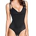 Produktbild Bingrong Damen figurformend Body Shaper Unterbrust Shapewear Bauch Weg Mieder brustfrei Korsett & Taillenformer Miederbody stark formend Formbody, Schwarz, L