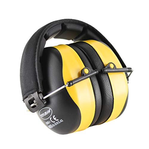 Titus High Decibel Safety Earmuffs (Standard, Premium - Yellow) #TOP2