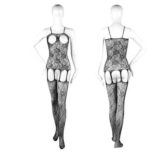 Image of See Through Lingerie for Women Sexy Lace Babydoll Sheer Floral Chemise Nightgown Dress