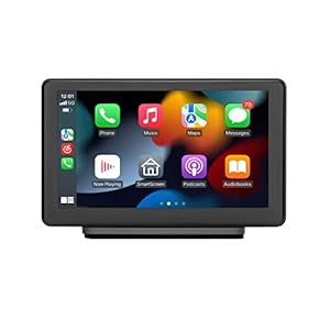 Coral Vision RX7 7-inch Portable CarPlay Smart Screen Dashboard of Wireless CarPlay Android Auto