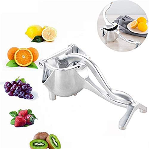 MYXP Stainless Steel Manual Juicer Portable Fruit Press Lemon Squeezer Metal Lemon Lime