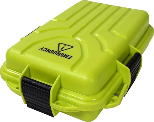 MTM EB1 Slim Emergency Box, Storage Case for Emergency Kits, First Aid, Survival Gear, Tools & Home Safety Supplies, Emergency Essentials, Water Resistant O-Ring, Lockable & Durable, Made in USA