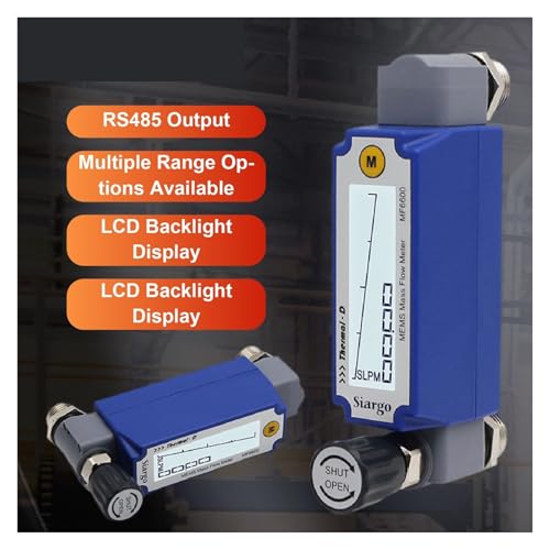 Medidor de flujo de gas MEMS digital con pantalla LCD y alta precision 4
