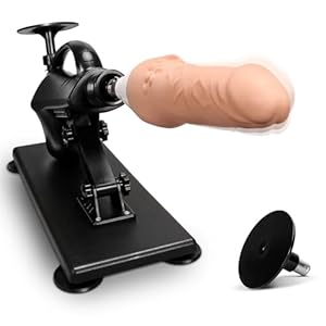 Heating & Vibrating Dildo Sex Machine with Suction...