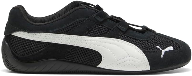 PUMA Womens Speedcat Go Lace Up Sneakers Shoes Casual - Black