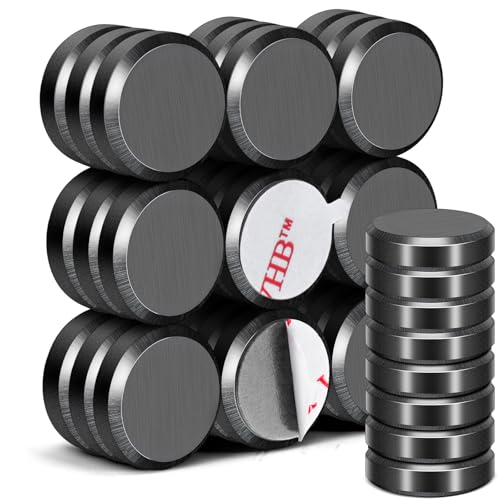 DIYMAG Strong Adhesive Magnets,35pcs 0.98x0.2in Fridge Refrigerator Magnet