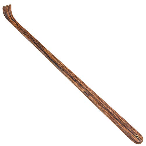 100% Natural Bocote Wood Back Massager, Therapeutic Bamboo Back Scratchers, Body Relaxation Massager